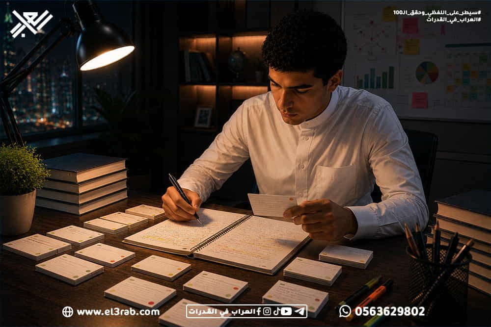 أفضل-طرق-الحفظ-السريع-للكلمات الحفظ-السريع-للكلمات حفظ-الكلمات مفردات-القدرات الكلمات-المتكررة-في-القدرات القدرات-اللفظية اختبار-القدرات اختبار-قياس قياس-القدرات رفع-درجة-القدرات الثروة-اللغوية البطاقات-التعليمية التكرار-المتباعد المرادفات التضاد المفردة-الشاذة الخطأ-السياقي التناظر-اللفظي استيعاب-المقروء إكمال-الجمل تعلم-المفردات تقنيات-الحفظ الذاكرة-طويلة-المدى محاكي-القدرات نماذج-لفظية منصة-العراب-في-القدرات القدرات