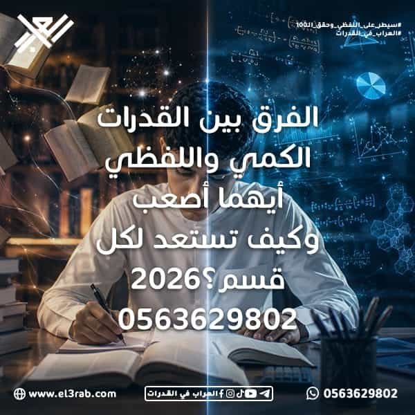 الفرق-بين-القدرات-الكمي-واللفظي القدرات-الكمي القدرات-اللفظية اختبار-القدرات القسم-الكمي القسم-اللفظي اختبار-القدرات-في-السعودية القدرات-القسم-اللفظي اختبار-القدرات-لفظي قياس-القدرات اختبار-قياس مهارات-القدرات-اللفظية مهارات-القدرات-الكمية طريقة-مذاكرة-القدرات رفع-درجة-القدرات اختبارات-محاكية محاكي-القدرات منصة-العراب-في-القدرات التفكير-اللفظي التفكير-التحليلي استيعاب-المقروء التناظر-اللفظي إكمال-الجمل المفردات-اللغوية المهارات-الرياضية حل-المسائل الاستنتاج-المنطقي نماذج-اختبار-القدرات اختبارات-قدرات-تجريبية كيف-أذاكر-القدرات تطوير-المهارات-اللغوية إدارة-الوقت-في-الاختبار التدريب-اليومي
