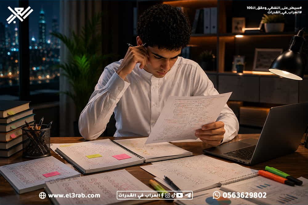 تدريبات-استيعاب-المقروء استيعاب-المقروء أسئلة-استيعاب-المقروء اختبار-القدرات-اللفظية اختبار-القدرات اختبار-قياس قياس-القدرات فهم-النصوص حل-استيعاب-المقروء رفع-درجة-القدرات الفكرة-الرئيسية الأفكار-الفرعية تحليل-النصوص فهم-الفقرة الاستنتاج المعنى-الضمني المفردات-في-السياق التناظر-اللفظي إكمال-الجمل الخطأ-السياقي المفردة-الشاذة التدريب-على-القدرات محاكي-القدرات نماذج-لفظية استراتيجيات-الحل منصة-العراب-في-القدرات