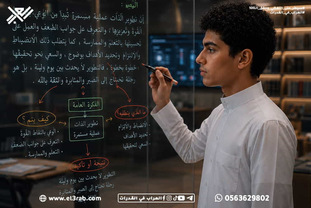 كيف-تفهم-الفقرة-بسرعة
استيعاب-المقروء
كيف-أفهم-الفقرة
أسئلة-استيعاب-المقروء
اختبار-القدرات
اختبار-القدرات-اللفظية
اختبار-قياس
قياس-القدرات
الفكرة-الرئيسية
الكلمات-المفتاحية
تحليل-الفقرة
رفع-درجة-القدرات
محاكي-القدرات
منصة-العراب