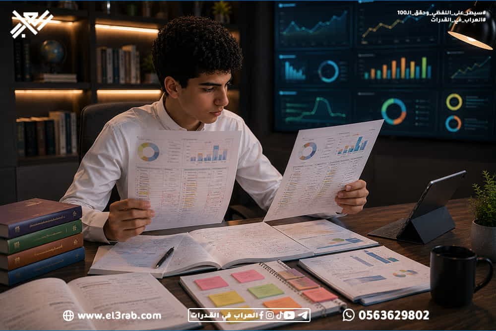 أخطاء-تمنعك-من-دخول-90 كيف-أجيب-90-في-القدرات اختبار-القدرات اختبار-قياس قياس-القدرات رفع-درجة-القدرات أخطاء-اختبار-القدرات تحليل-الأخطاء إدارة-الوقت القدرات-اللفظية القدرات-الكمية محاكي-القدرات منصة-العراب-في-القدرات