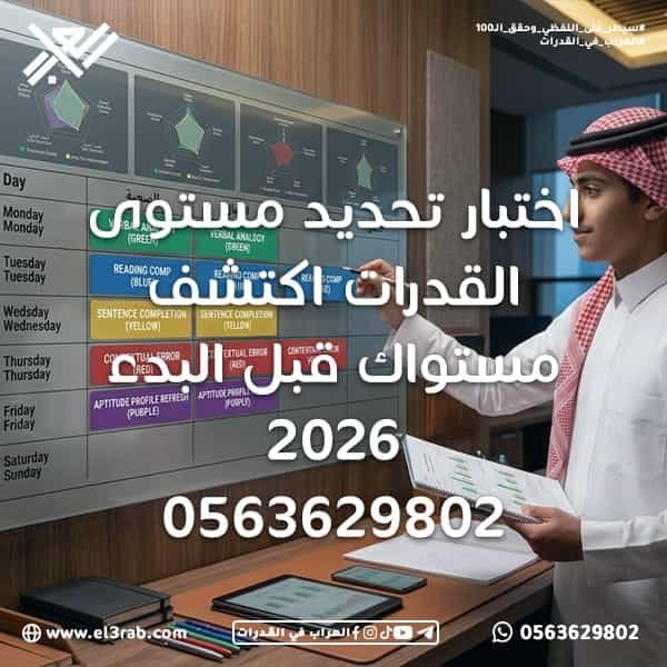 اختبار-تحديد-مستوى-القدرات تحديد-مستوى-القدرات اختبار-القدرات اختبار-قياس قياس-القدرات اختبار-تجريبي-قدرات محاكي-القدرات تحليل-الأداء تقرير-المستوى نقاط-القوة نقاط-الضعف رفع-درجة-القدرات منصة-العراب-في-القدرات