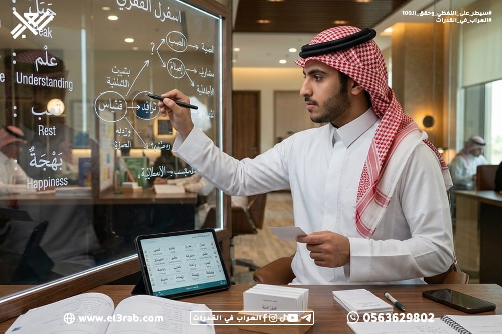 تدريب-شامل-على-التناظر-اللفظي التناظر-اللفظي أسئلة-التناظر-اللفظي شرح-التناظر-اللفظي العلاقات-اللفظية اختبار-القدرات اختبار-قياس قياس-القدرات القدرات-اللفظية حل-التناظر-اللفظي رفع-درجة-القدرات اختبارات-محاكية اختبار-قدرات-تجريبي محاكي-القدرات منصة-العراب-في-القدرات