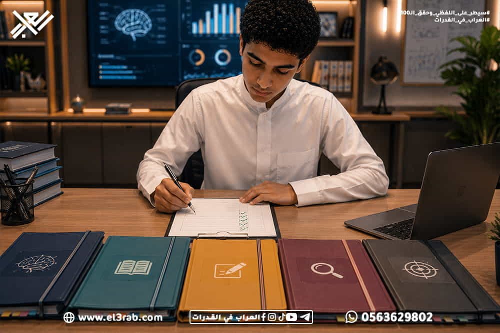 مراجعة-نهائية-للقدرات-اللفظية
مراجعة-القدرات-اللفظية
اختبار-القدرات
اختبار-قياس
قياس-القدرات
القدرات-اللفظية
التناظر-اللفظي
استيعاب-المقروء
إكمال-الجمل
المفردة-الشاذة
الخطأ-السياقي
رفع-درجة-القدرات
محاكي-القدرات
منصة-العراب-في-القدرات