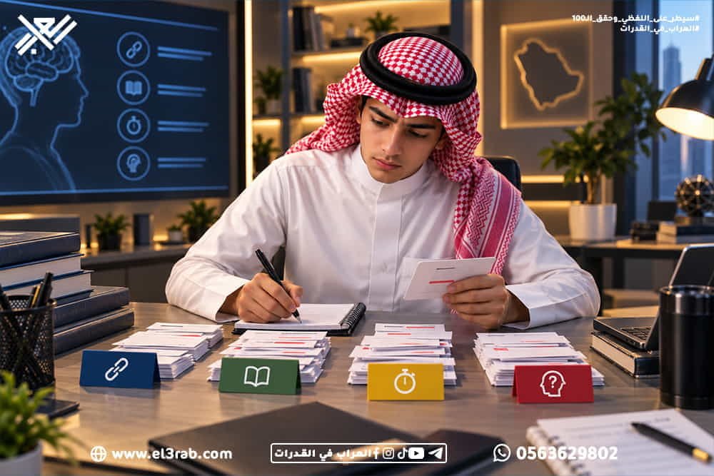 استراتيجيات-الحل-الذكي-مع-العراب-2026 استراتيجيات-حل-القدرات الحل-الذكي-في-القدرات حل-أسئلة-القدرات استراتيجيات-القدرات-اللفظية القدرات-اللفظية العراب-في-القدرات منصة-العراب-في-القدرات محاكي-العراب محاكي-القدرات اختبار-القدرات اختبار-قياس تحليل-أسئلة-القدرات استبعاد-الخيارات إدارة-وقت-القدرات تحليل-الأخطاء التعامل-مع-السؤال-الصعب التناظر-اللفظي استيعاب-المقروء إكمال-الجمل الخطأ-السياقي المفردة-الشاذة بنك-أسئلة-القدرات التدريب-تحت-الوقت سرعة-حل-القدرات دقة-الإجابات